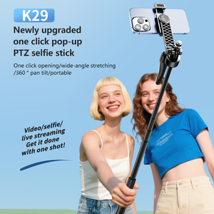 K29 Palo Selfie Extra Largo de <span class=keywords><strong>2</strong></span>.15m, Trípode <span class=keywords><strong>para</strong></span> Teléfono de Alta Calidad <span class=keywords><strong>para</strong></span> Transmisión en Vivo, Venta al Por Mayor de Fábrica |   Monopié Extensible Portátil - Product Image 5