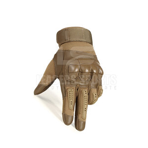 ถุงมือเพนท์บอลหนังทนทาน ป้องกันการลื่น พร้อมสายรัดข้อมือปรับได้ ปิดด้วยแถบตีนตุ๊กแก-ผ้าระบายอากาศ สำหรับผู้ชายทำกิจกรรมกลางแจ้ง - Product Image 5