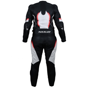 Vêtements de sport en cuir de course de protection CE niveau 2 pour femmes Combinaison de moto confortable, coupe-vent et imperméable - Product Image 2