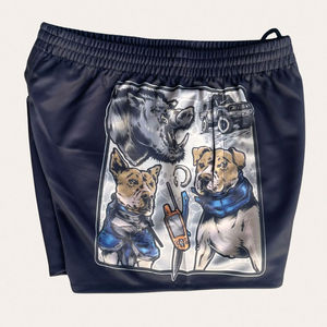 100% Polyester Fully Sublimation Unisex Basketball Custom Men's Mesh Shorts Double <b>Layer</b> Mesh Shorts With Pockets - Product Image 3