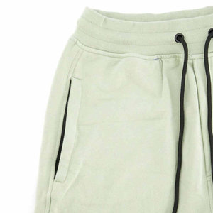 Ensemble de survêtement vert clair à capuche pour homme, manches longues, couleur unie, sweat-shirt et pantalon décontractés avec poches latérales et taille élastique - Product Image 4