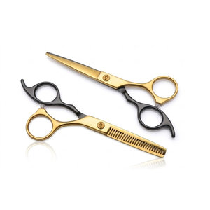 Hair Scissors <b>Barber</b> Professional Stainless Steel Shears Precision Blade Comfortable Grip Salon Tool Use High Hardness <b>Set</b> Tool - Product Image 2