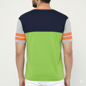 เสื้อยืดผู้ชาย ผ้าฝ้าย 100% แขนสั้น ถักทอ ระบายอากาศ แห้งเร็ว คุณภาพสูง OEM ดีไซน์ใหม่ ขายส่ง ผลิตในปากีสถาน 2025 - Product Image 4