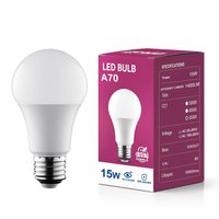Fabricant direct, ampoule LED SMD A19 en forme de A, E27 B22 5W-18W, CE ROHS, éclairage d'entrepôt, vente en gros