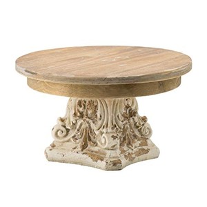 ฐานวางเค้กไม้สนสีขาวแบบเรียบง่ายสไตล์บ้านไร่ขายส่ง - Product Image 2