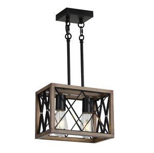 Lampe suspendue moderne en bois de noyer et bois naturel à plusieurs niveaux pour salle à manger – Excellent prix – Vente en gros - Product Image 6