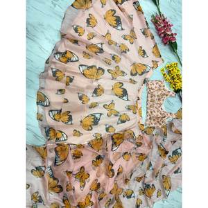 Hermosos vestidos de noche elegantes con estampado floral para fiesta Lehenga Choli - Product Image 2