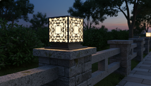 Outdoor/Wall/Villa/Garde 1-Year steel/inox 3500K (Warm White) Gate pillar light Viet Nam CM Decor AC 220V( ± 10%) Flush Mount - Product Image 2