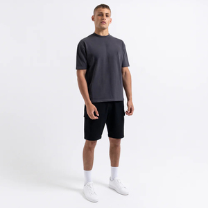 Camiseta lisa 100% algodón 280GSM de alta calidad, personalizable con logo, extragrande, para hombre. - Product Image 6