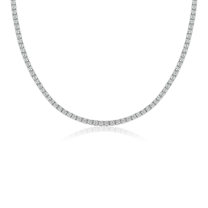 <b>Real</b> Gold Sterling <b>Silver</b> 14k Gold Plated White Round Lab Grown Filled Diamond Unisex Hip Hop Chain <b>Necklace</b> for Gifting India - Product Image 3