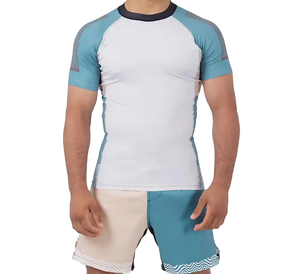 Camiseta de Protección UPF50 para Deportes de Contacto, Transpirable, Ecológica, de Secado Rápido, Manga Larga, para Natación y Playa, para Hombre - Product Image 1