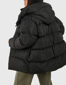 Chaquetas de plumón para mujer, rellenas de plumas de pato, cálidas, para invierno, con logotipo personalizado, de alta calidad, al por mayor. - Product Image 3