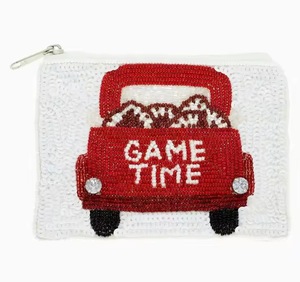 Porte-monnaie personnalisé en perles multicolores, magnifique porte-monnaie avec accessoire de mode - Product Image 3