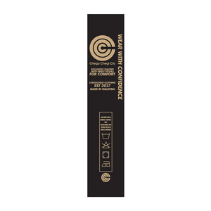 Étiquettes personnalisées découpées au laser sur satin polyester pour étiquettes d'entretien lavables – Marquage élégant avec texture satinée brillante - Product Image 1