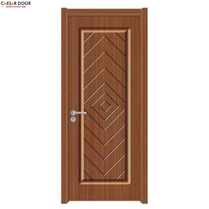 Puerta de MDF con Revestimiento de PVC y Melamina, Diseño Interior Moderno, Duradera, Resistente a la Humedad, Elegante para el Hogar, Polímero, Madera Sólida - Product Image 1