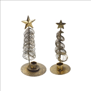 Classic <b>Christmas</b> <b>Tree</b> Design Candle Holder Antique Finishing Decor Candle Stand <b>Table</b> Decor T-light Holder Metal Design - Product Image 5