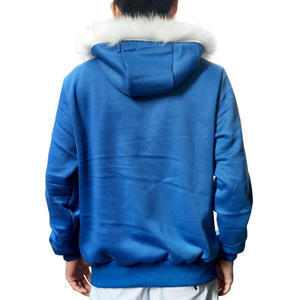 เสื้อสเวตเชิ้ตคอกลมแบบเรียบ ไม่มีลาย สไตล์สตรีทแวร์ รับสกรีนโลโก้ เสื้อสเวตเชิ้ตคอกลมเนื้อหนาสำหรับผู้ชาย - Product Image 4