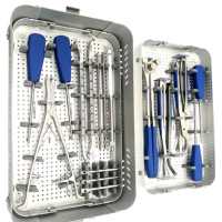 Kit d'instruments orthopédiques pour plaques vertébrales et membres inférieurs en acier inoxydable de qualité allemande – Fournisseur en gros, OEM/ODM disponible