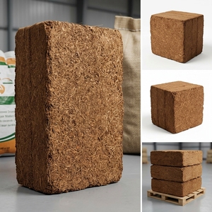 Wholesale Eco-Friendly Organic Cocopeat Blocks 650g Per Piece Low EC Value for Hydroponics & Garden Use From Indian Suppliers - Product Image 5