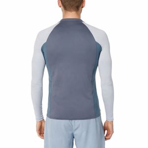 เสื้อคอมเพรสชั่นแขนยาวสำหรับผู้ชาย เสื้อแรชการ์ดสำหรับเล่นกีฬา เนื้อผ้ายืดหยุ่นสูง ระบายอากาศได้ดี แห้งเร็ว - Product Image 2