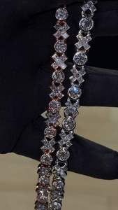 สร้อยคอเพชรโมซซาไนต์คุณภาพดีที่สุด หรือเครื่องประดับแฟชั่นสำหรับงานปาร์ตี้และของขวัญ มีจำหน่ายในราคาที่แข่งขันได้ - Product Image 2