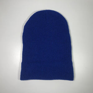 Gorros de Punto Azul Rey de Primera Calidad, Lisos, con Etiqueta Bordada Personalizada, Cálidos, con Borde Plegado, para Invierno, para Hombres, Deportes al Aire Libre, Esquí - Product Image 5