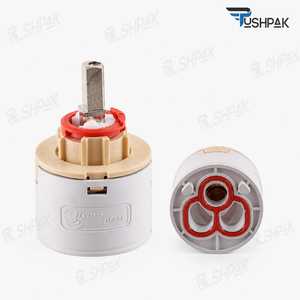 Válvula de Disco Cerámico de Latón Duradero de 40mm para Repuesto de Grifo Mezclador de Baño y Cocina de Una Sola Palanca con Control de Flujo - Product Image 6