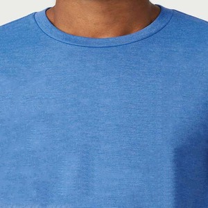 Chemise formelle tricotée pour homme Sajjawal, col rond, manches courtes, logo frontal, 100 % coton, coupe ample, anti-boulochage, 230 g, brodée - Product Image 2