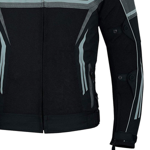 Chaqueta de Motocicleta para Hombre, Transpirable, Cortavientos, de Secado Rápido, Manga Larga, Diseño con Bloques de Color, Protección CE, para Todas las Estaciones - Product Image 5