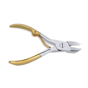 Coupe-ongles d'orteils en acier inoxydable plaqué or, coupe-ongles épais, fabricant et grossiste de coupe-ongles d'orteils - Product Image 4