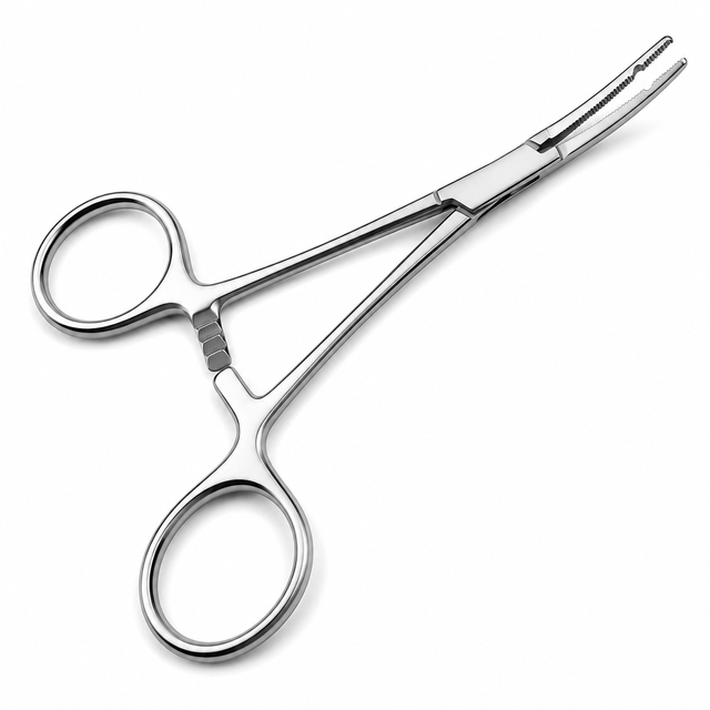Halsted Mosquito Forceps Curved Stainless Steel Hemostatic Clamp Surgical Artery Forceps Medical Instrument Supplier OEM