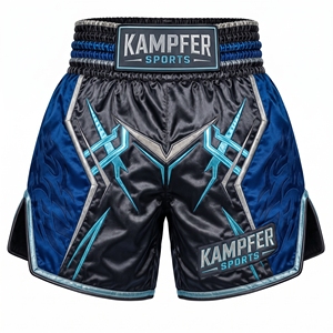 Custom Made Muay Thai <b>Boxing</b> MMA Fight Training <b>Shorts</b> Front Premium Polyester/Cotton Quick Dry Durable Breathable Unisex Adult - Product Image 5