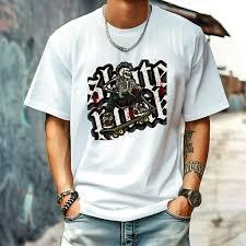 T-shirt graphique surdimensionné en coton premium, vêtements décontractés pour homme de haute qualité, t-shirt imprimé pour homme, logo personnalisé, impression à l'écran, streetwear - Product Image 5