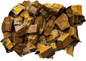 Pierre brute naturelle œil de tigre |   Spécimen de cristal d'œil de tigre authentique, pierre brute, fournisseur en gros d'Inde - Product Image 2