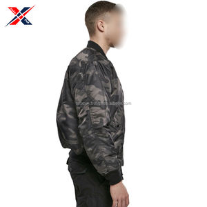 2025 Blouson aviateur en toile pour hommes personnalisé Design unique vêtements d'extérieur avec col montant prix raisonnable - Product Image 5