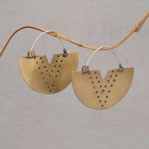 Modèle 133 F en cuivre et laiton, fabrication artisanale, bijoux écologiques et tendance pour les fêtes, accessoire en cristal durable, vente chaude de qualité supérieure - Product Image 6