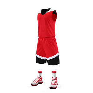 Tenues de basket-ball personnalisées avec impression par sublimation, tissu léger, ensemble pour équipe - Product Image 6