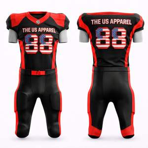 Uniforme de football américain personnalisé de haute qualité, concevez vos propres vêtements de sport, y compris des maillots et des hauts, service OEM - Product Image 1