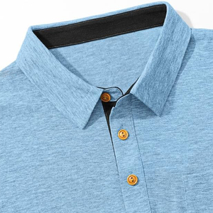 Servicio OEM Personalizado, Ropa Casual para Hombre, Diseño Personalizado, Patrón Sólido, Talla Grande, Impresión de Logotipo Personalizado, Transpirable, 100% Algodón - Product Image 4