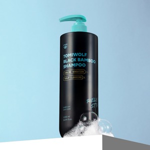 [TOMIWOLF] Champú Refrescante para el Cuero Cabelludo K-Beauty con Mentol, Cuidado Refrescante para el Cuero Cabelludo, Extracto de Bambú Negro, Champú de Bambú Negro - Product Image 4