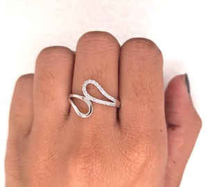 Bague de fiançailles celtique vintage personnalisable, diamant naturel certifié IGI, or blanc/rose/jaune 10K/14K/18K, anniversaire de mariage - Product Image 1