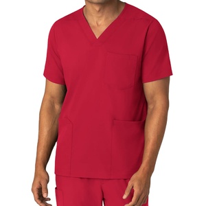 100% Cotton Hospital Uniform Nursing Scrub Medical Nurse Scrub <b>Doctor</b> Uniform For Healthcare Industry - Product Image 1