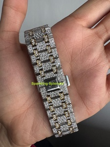Montre automatique mécanique 41 mm avec diamants Moissanite pour hommes et femmes, style Iced Out D VVS, analogique, cadeau idéal pour les fans de Hip Hop et rappeurs - Product Image 6