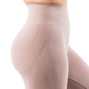 Leggings de sport pour femme rose clair, taille ultra haute, à compression, pour gym, fitness, yoga, entraînement, extensibles, vêtements de sport athlétiques - Product Image 5