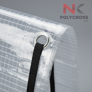 Lona Transparente Personalizada de Alta Resistencia con Borde Reforzado con Cuerda y Esquinas Reforzadas para Uso en Construcción, Agricultura y Almacenes - Product Image 2