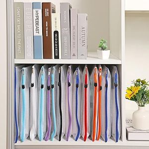 24pcs A4 Waterproof Mesh Zipper Pouch Bags for Organizing Storage <b>File</b> <b>Folder</b> Category - Product Image 2
