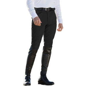 Factory Price Men's Riding <b>Tights</b> <b>Knee</b>-Patch Sustainable Breeches Horse Riding Pants Schooling <b>Tights</b> Zipper Pockets - Product Image 5