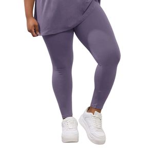 Leggings de Yoga Morados de Cintura Alta para Mujer, Pantalones de Fitness Elásticos, Fabricante OEM/ODM Personalizado al por Mayor - Product Image 3