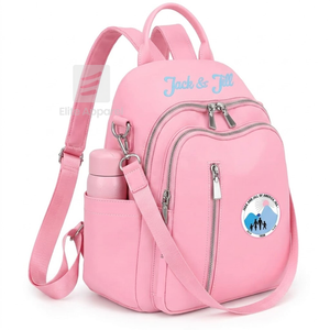 Custom jack n jill Sorority <b>Backpack</b> embroidered logo Casual Style <b>Large</b> Capacity <b>Backpack</b> for girls with polyester lining - Product Image 2