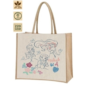 Bolsa de Algodón Laminado Promocional Tamaño A3 con Refuerzo de Yute - 46x36.5x20 cm, Logotipo Personalizado, Ecológica, Calidad de Exportación Directa de Fábrica - Product Image 1
